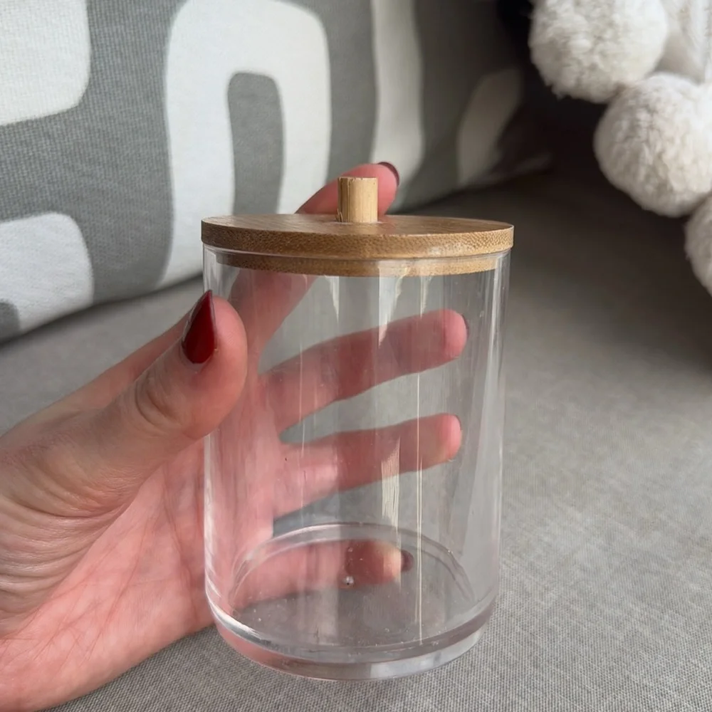 Storage Jar with Bamboo Lid